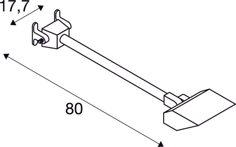 TODAY, outdoor display fitting, LED, 4000K, white, long, IP65
