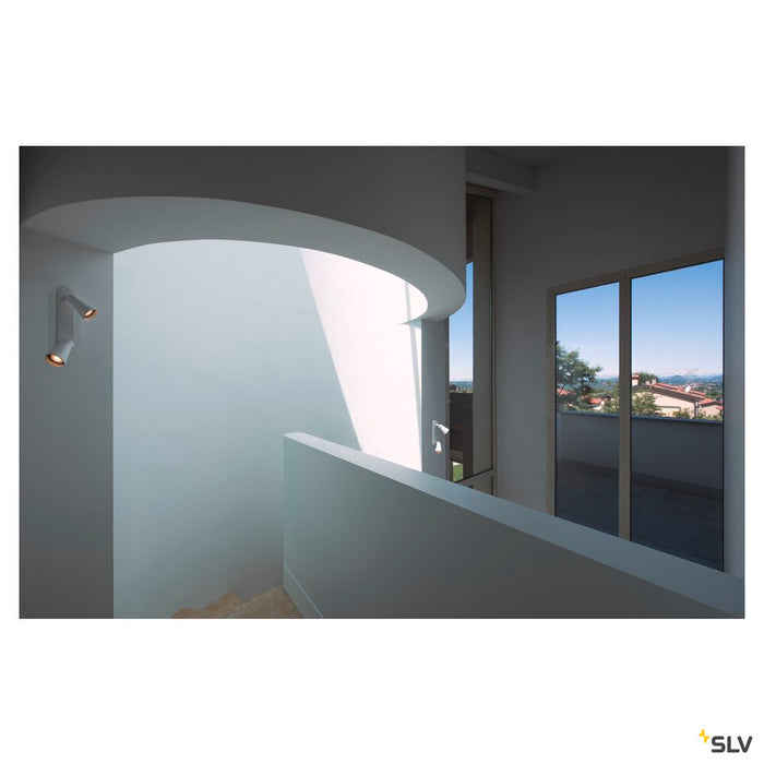 AVO CW Double, Indoor surface-mounted wall and ceiling light, QPAR51, white, max. 50W