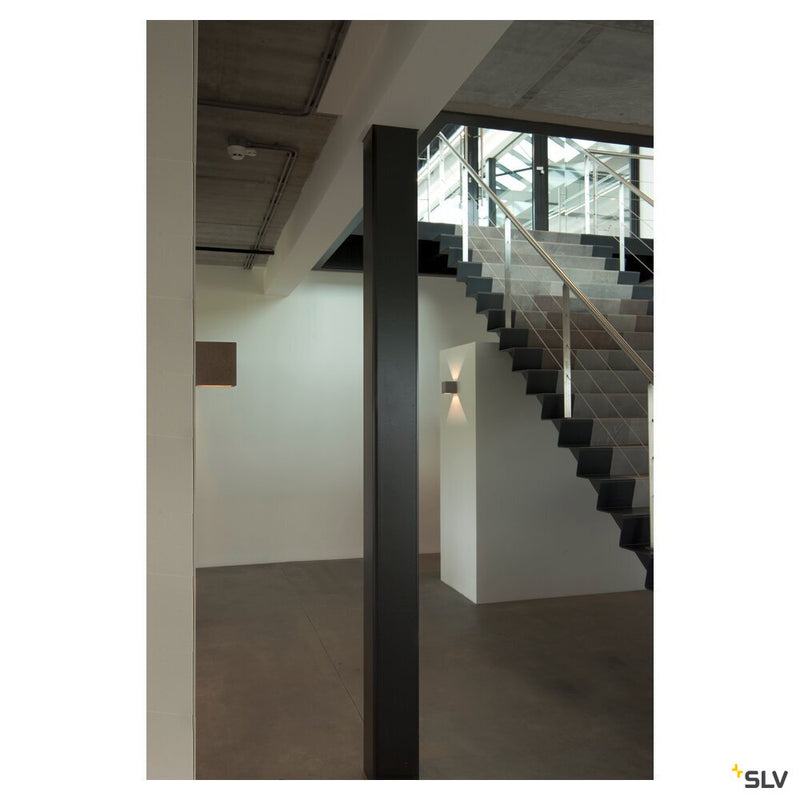 SOLID CUBE, wall light, QT14, black sandstone, max. 25W