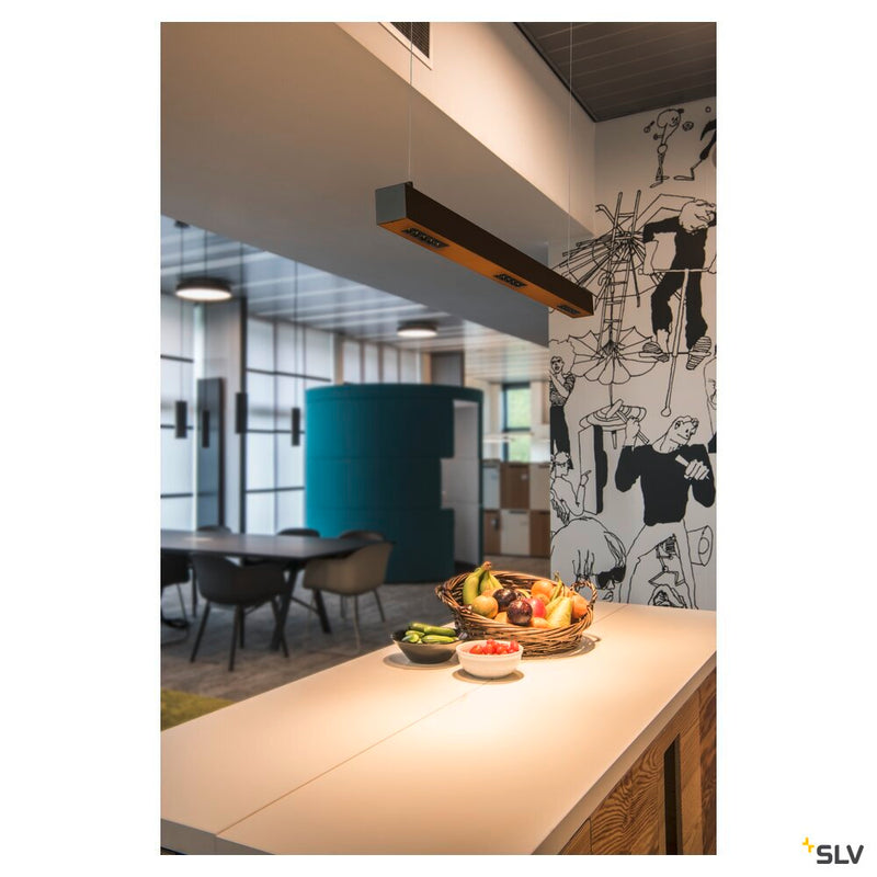 Q-LINE PD, LED indoor pendant, 1m, BAP, white, 3000K