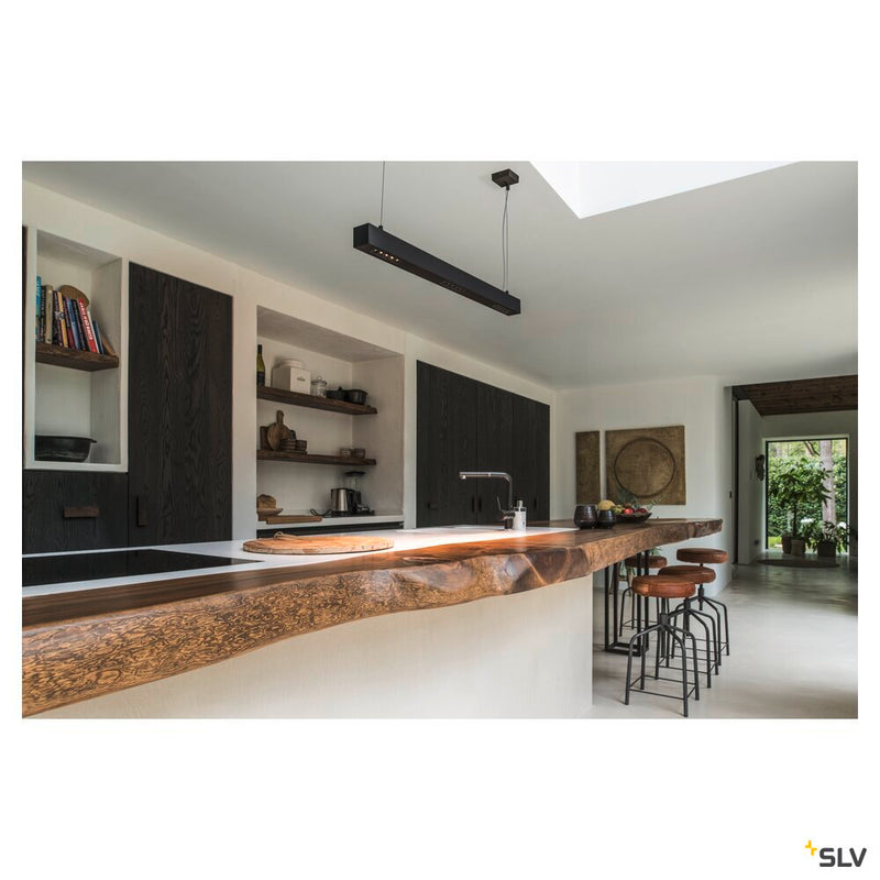 Q-LINE PD, LED Indoor pendant light, 1m, BAP, black, 3000K