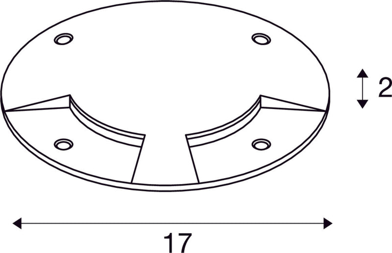 BIG PLOT cover, 2 outlets, silver-grey