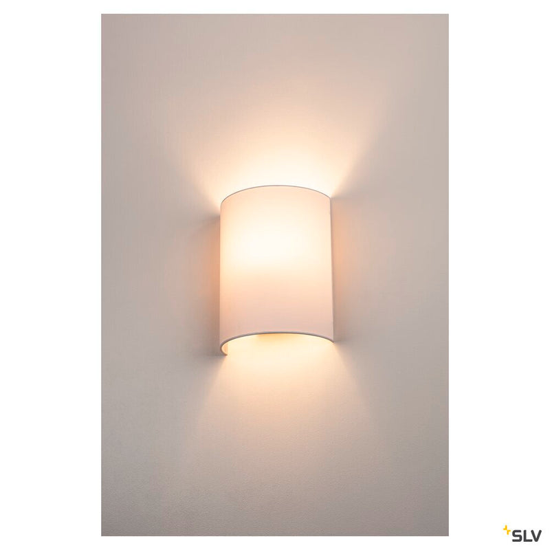 FENDA Basis, WL, Indoor surface-mounted wall light, E27, max. 40W, white