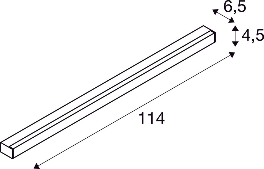 SIGHT LED, wall and ceiling light, 1150mm, white