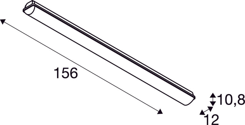 IMPERVA 150 CW, LED Outdoor wall and ceiling light, IP66, grey, 4000K