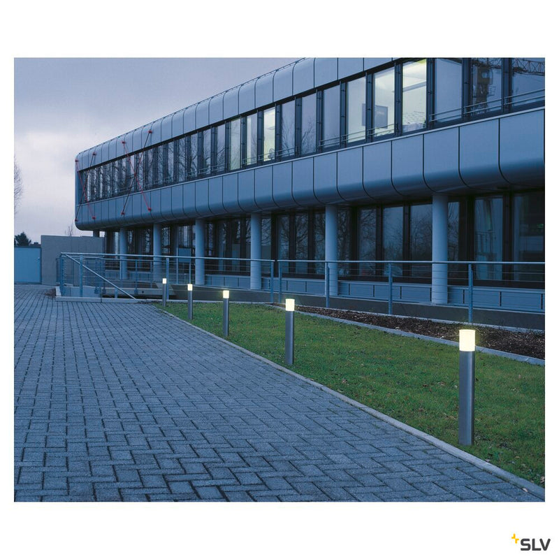 ROX ACRYL 90 Pole, Outdoor floor stand, IP44, stainless steel 304, E27 max 20W