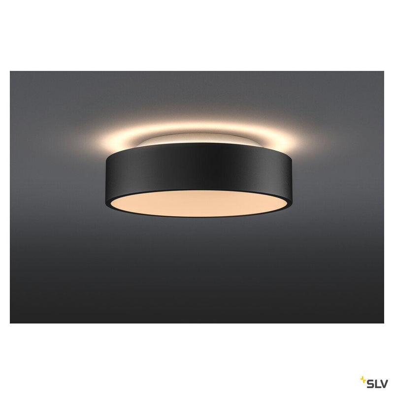 MEDO 30 CW AMBIENT, LED Outdoor surface-mounted wall and ceiling light, DALI, black, 3000/4000K
