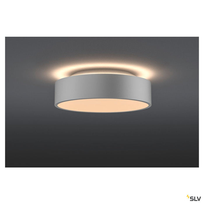 MEDO 30 CW AMBIENT, LED Outdoor surface-mounted wall and ceiling light, DALI, silver-grey, 3000/4000K