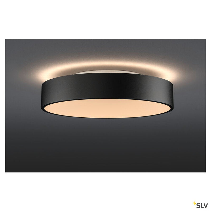 MEDO 40 CW AMBIENT, LED Outdoor surface-mounted wall and ceiling light, DALI, black, 3000/4000K