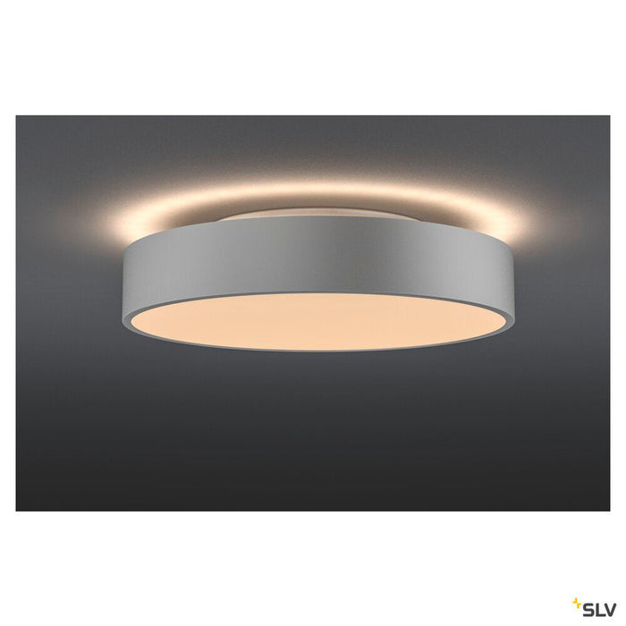 MEDO 40 CW AMBIENT, LED Outdoor surface-mounted wall and ceiling light, DALI, silver-grey, 3000/4000K