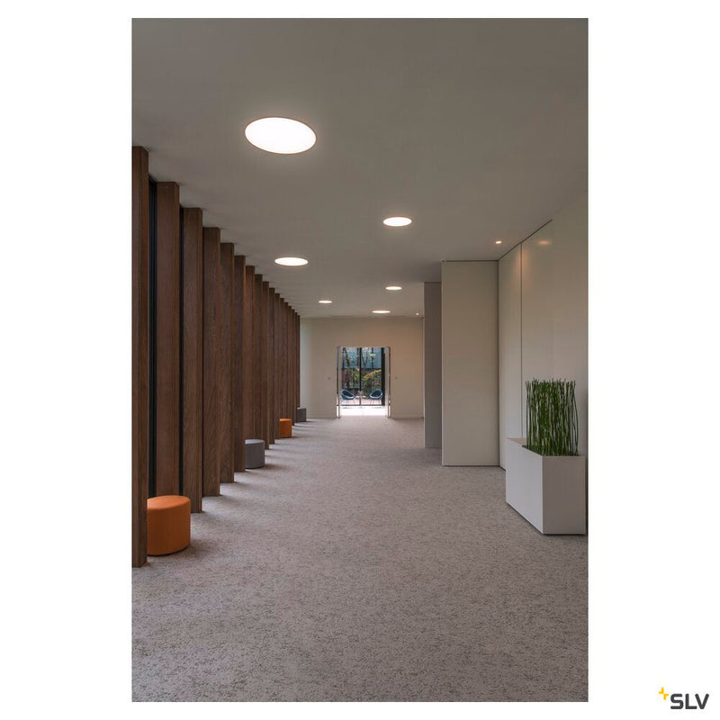 MEDO 60 EL, LED indoor recessed ceiling light, frame version, white, 3000/4000K