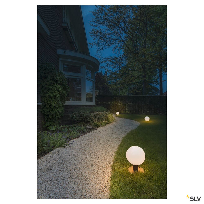 GLOO PURE 27 Pole, outdoor floor stand, E27, anthracite, IP44