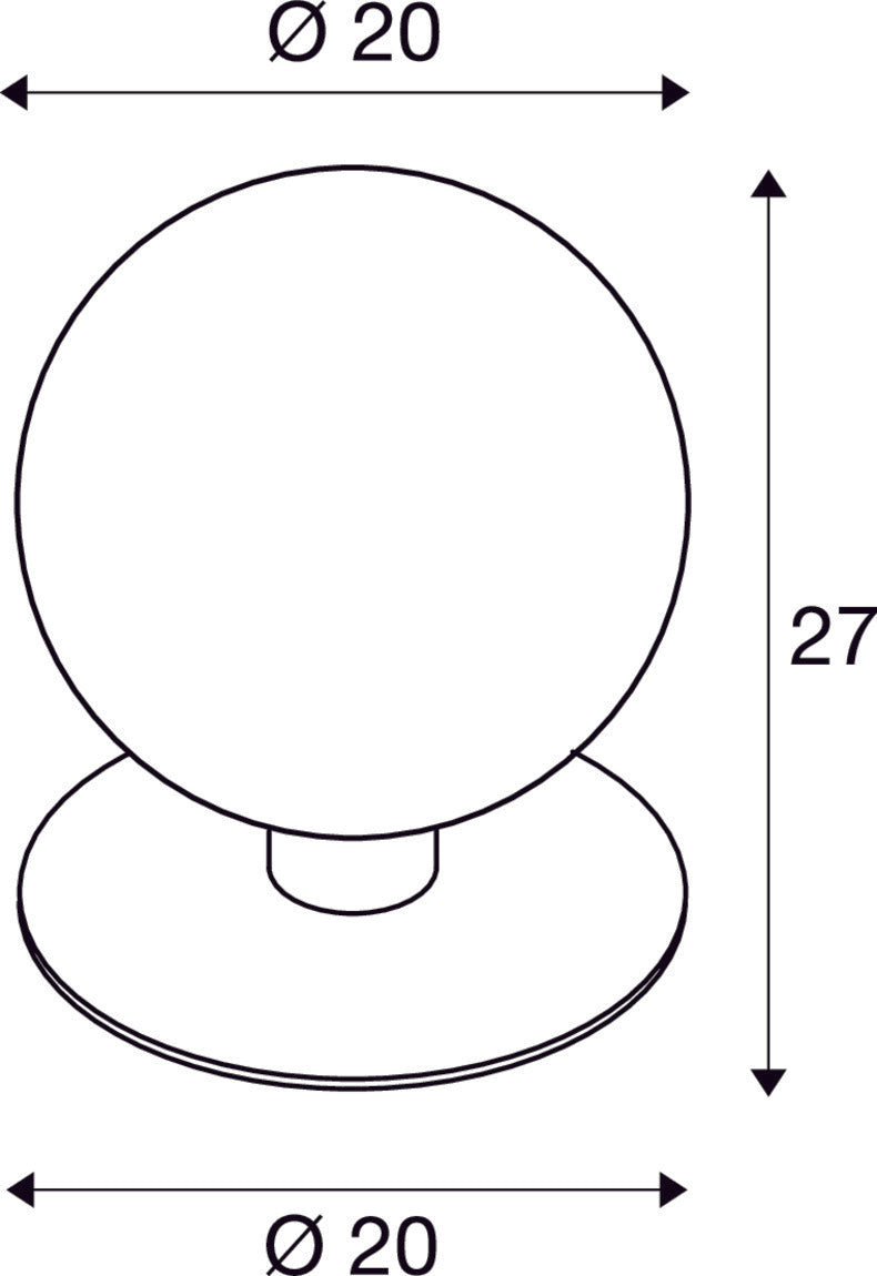 GLOO PURE 27 Pole, outdoor floor stand, E27, anthracite, IP44