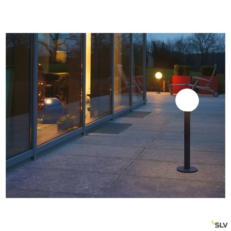 GLOO PURE 70 Pole, outdoor floor stand, E27, anthracite, IP44