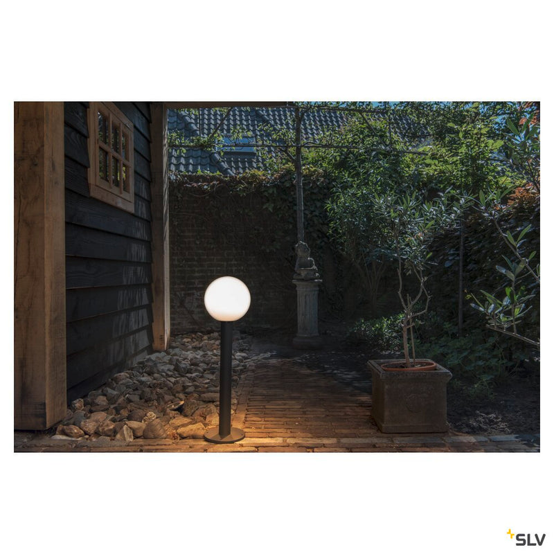 GLOO PURE 70 Pole, outdoor floor stand, E27, anthracite, IP44