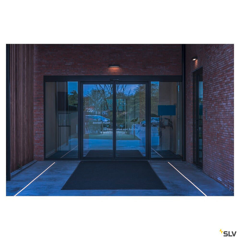 PEMA WL, LED Outdoor surface-mounted wall light, IP54, anthracite, 3000K