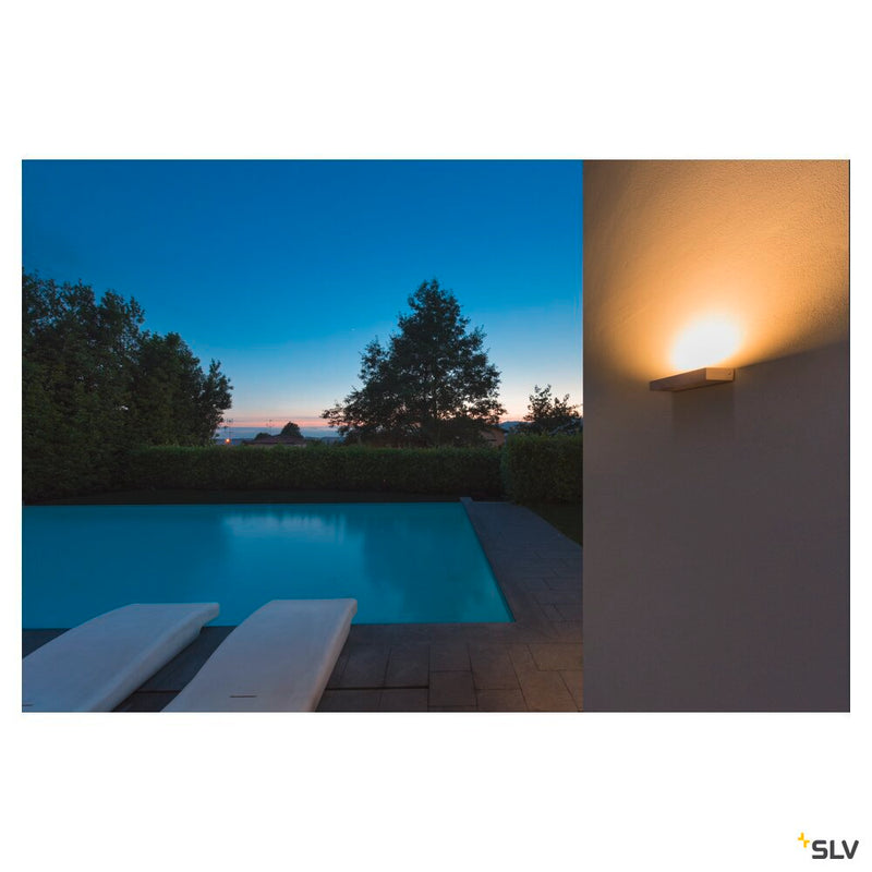 PEMA WL, LED Outdoor surface-mounted wall light, IP54, white, 3000K