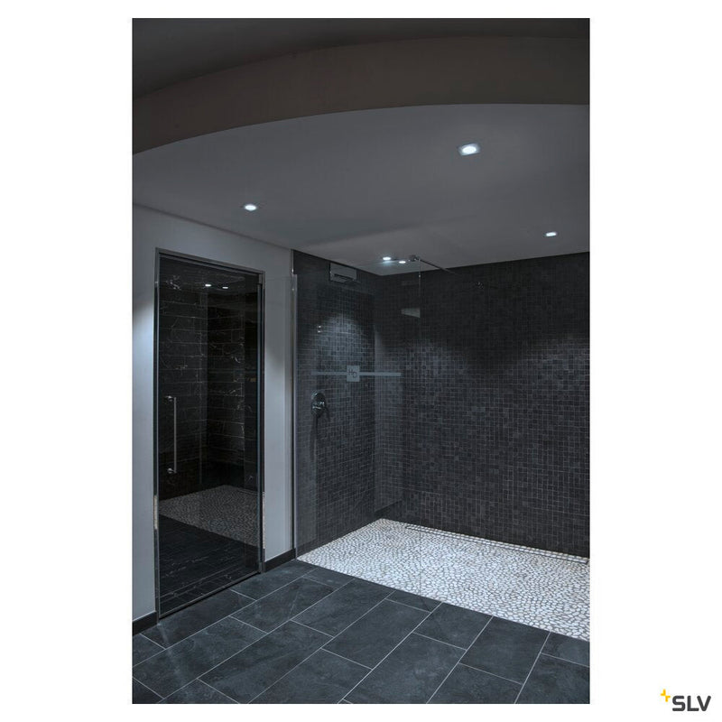 PATTA-I, LED outdoor recessed ceiling light, angular DL IP65 white 1800-3000K