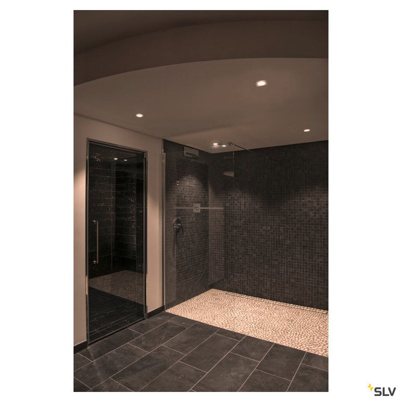 PATTA-I, LED outdoor recessed ceiling light, angular DL IP65 white 1800-3000K