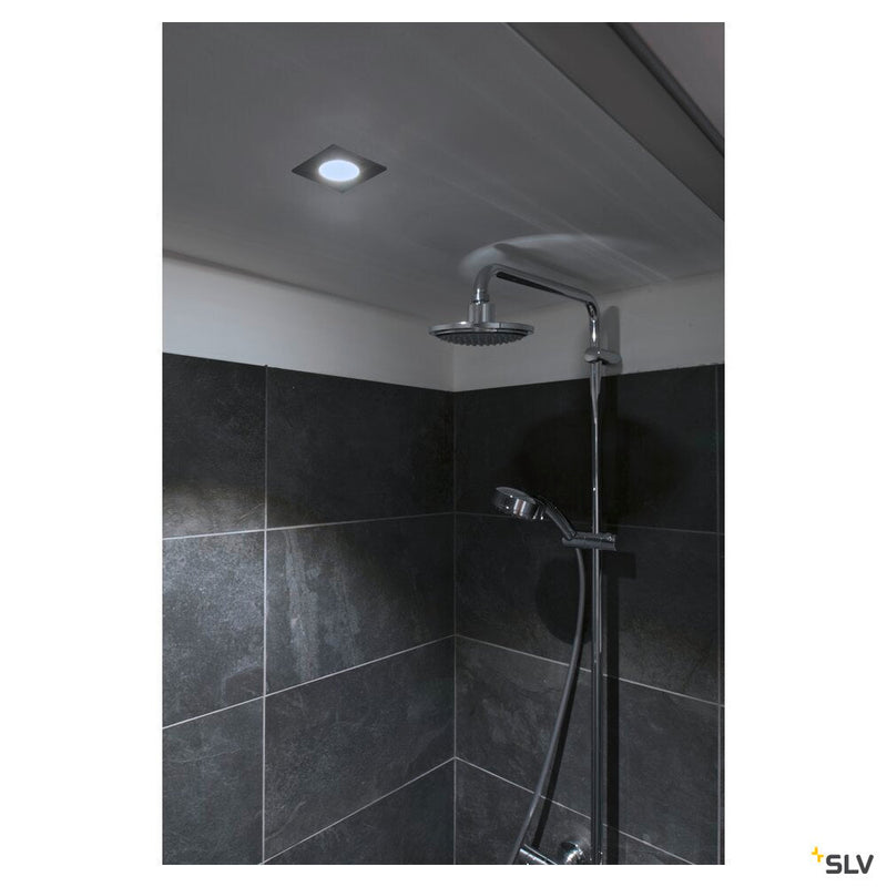 PATTA-I, LED outdoor recessed ceiling light, angular DL IP65 white 1800-3000K