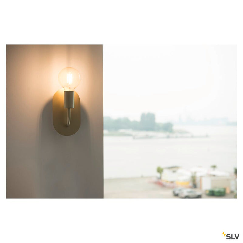 FITU FL, indoor floor stand, E27, soft gold, max. 24W