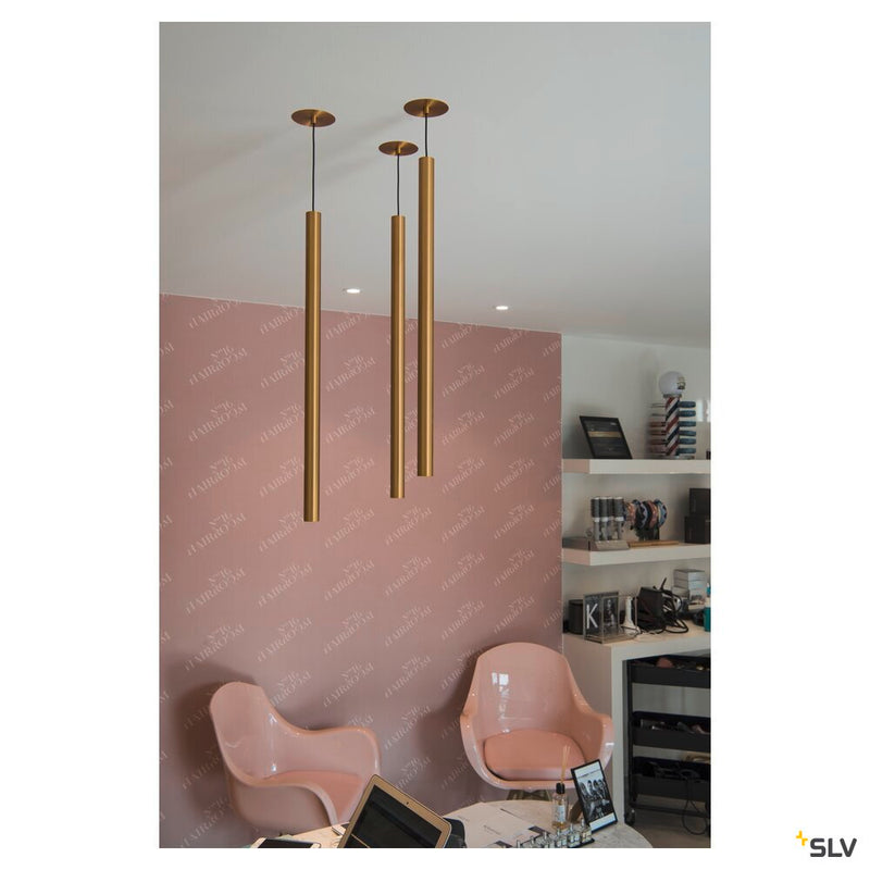 HELIA 30 PD, LED indoor pendant, soft gold, 3000K, recessed version