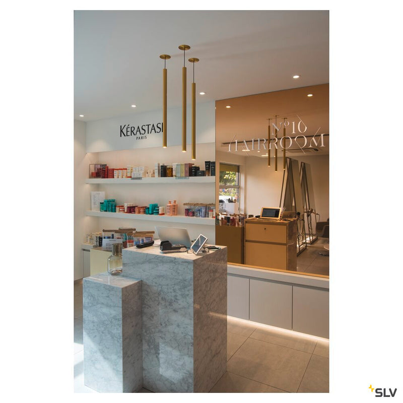 HELIA 30 PD, LED indoor pendant, soft gold, 3000K, recessed version