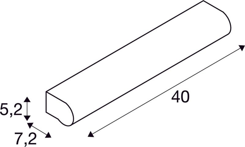 MARYLIN, LED Outdoor surface-mounted wall light, chrome, IP44, 3000K, 10W