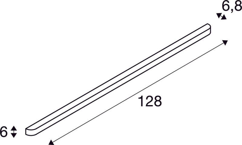 ARLINA 130, Indoor LED surface-mounted wall light alu 3000K