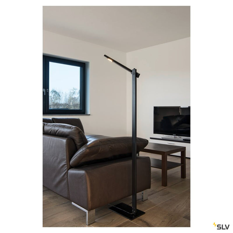 MECANICA PLUS FL, indoor LED floor stand, 2700-6500K, black