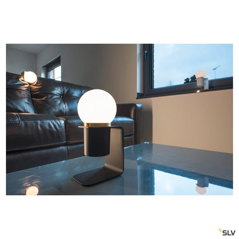 TONILA mobile rechargeable battery powered light, black, dimmable in 3 stages, 2700K