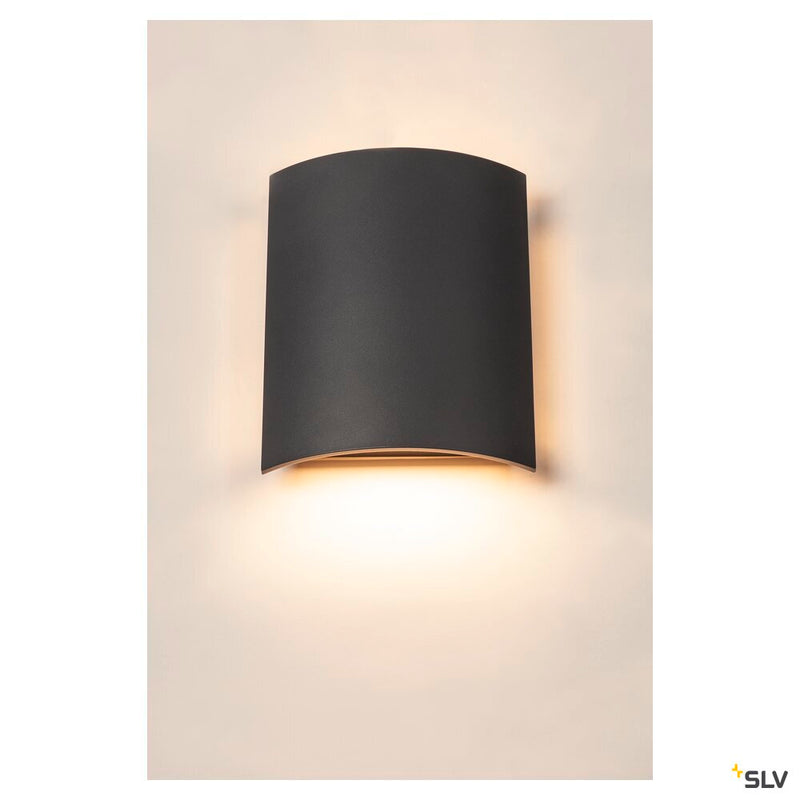 LED SAIL WL, LED outdoor surface-mounted wall light, 3000K, anthracite, IP54