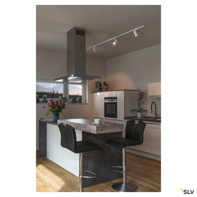 1Ph NOBLO SPOT SET 2700K white, including three spotlights, two 1m racks, one feed-in and one long connector