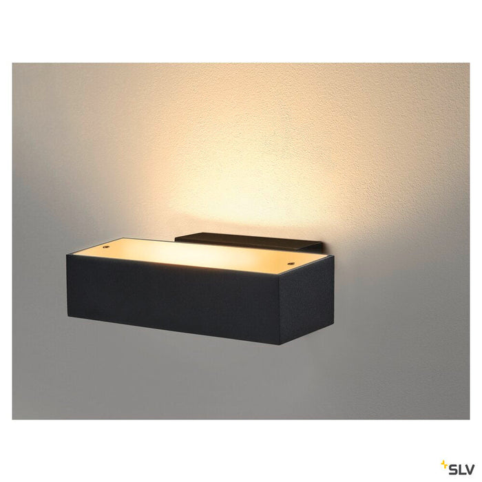 ANDREAS QT-DE12, Indoor recessed wall light, black