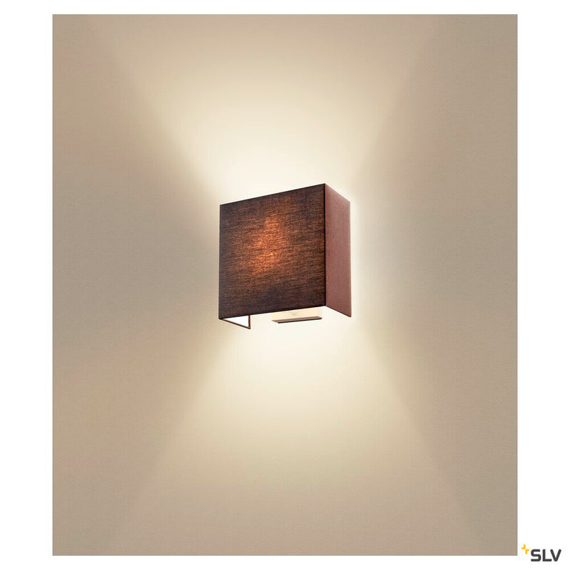 ACCANTO SQUARE E27, Indoor surface-mounted wall light black