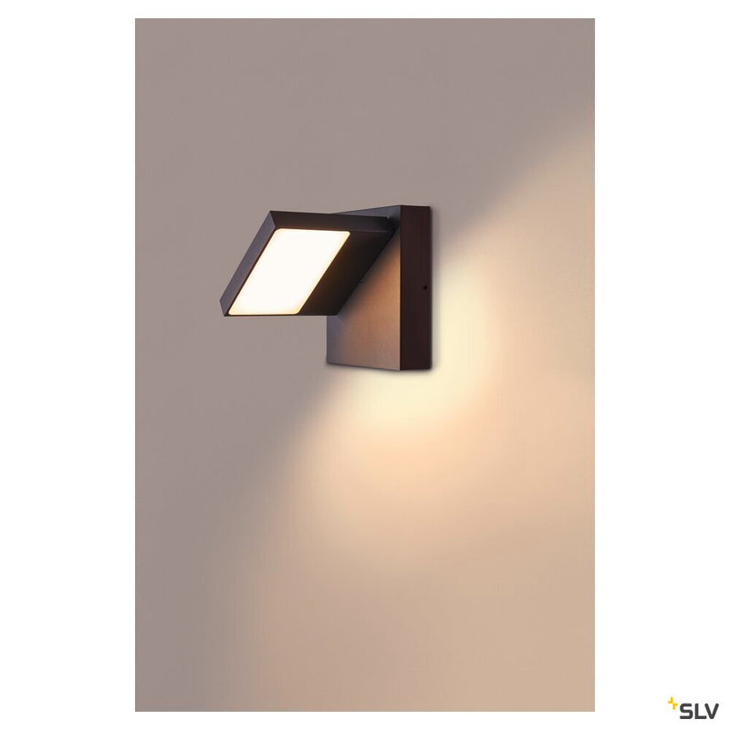 ABRIDOR, Outdoor LED surface-mounted wall light IP55 anthracite 3000/4000K