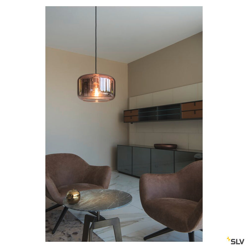 PANTILO 28, Indoor pendant E27 copper