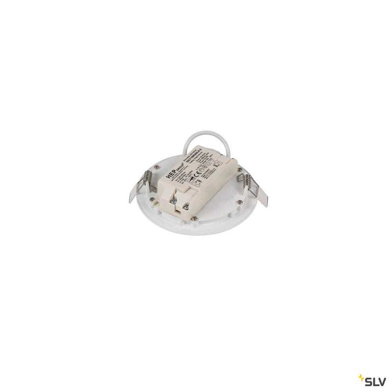 SENSER 12, Indoor LED recessed ceiling light round white 3000K