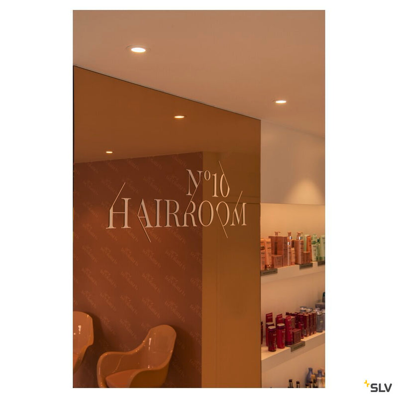 SENSER 12, Indoor LED recessed ceiling light round white 3000K