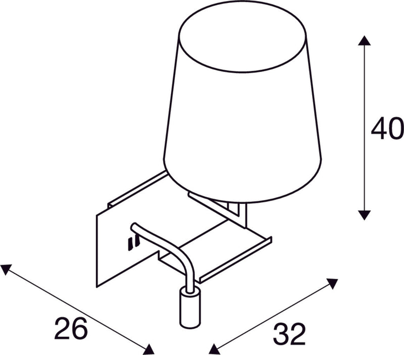 SOMNILA FLEX, indoor LED surface-mounted wall light 3000K white version right incl. USB connection