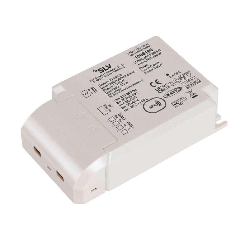 Union Led Drive LED driver, 40W 500mA DALI dimmable with RF interface LED driver white ...