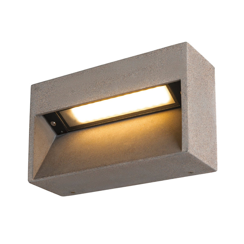 CONCRETO L, WL wall-mounted light grey, 12W, 570lm, 3000K