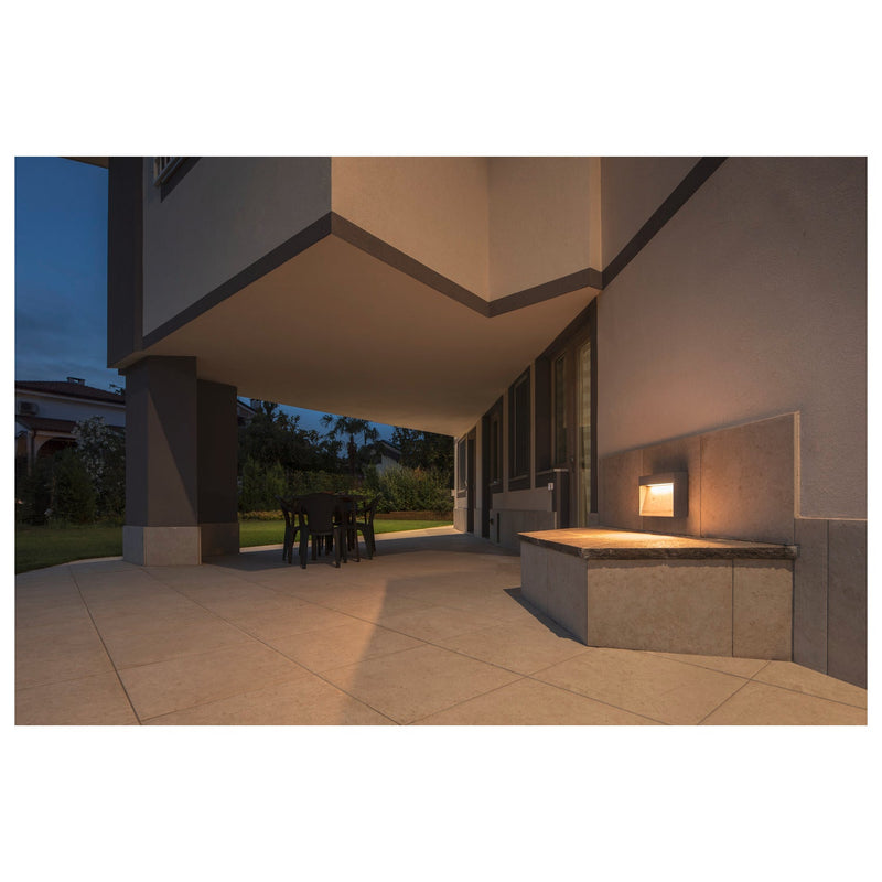 CONCRETO L, WL wall-mounted light grey, 12W, 570lm, 3000K