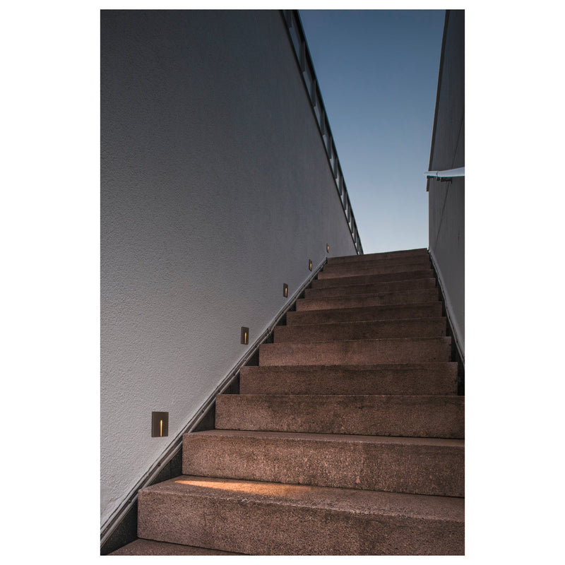 CONCRETO EL, recessed wall light grey, 3.2W, 15lm, 3000K