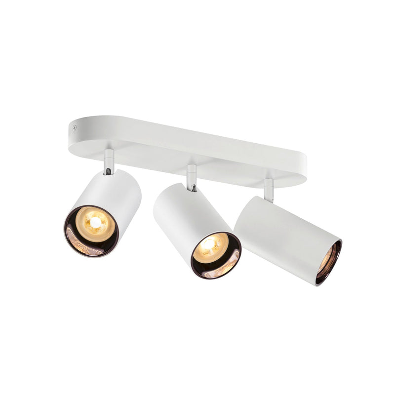 ASTO TUBE, ceiling-mounted light, cylindrical, GU10, 3x max. 10 W, white