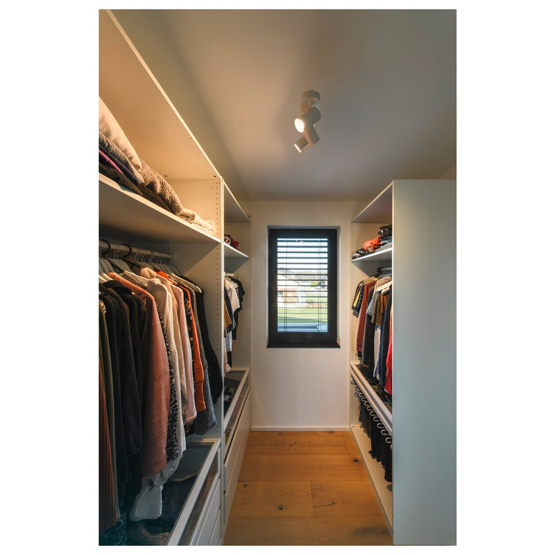 ASTO TUBE, ceiling-mounted light, cylindrical, GU10, 3x max. 10 W, white