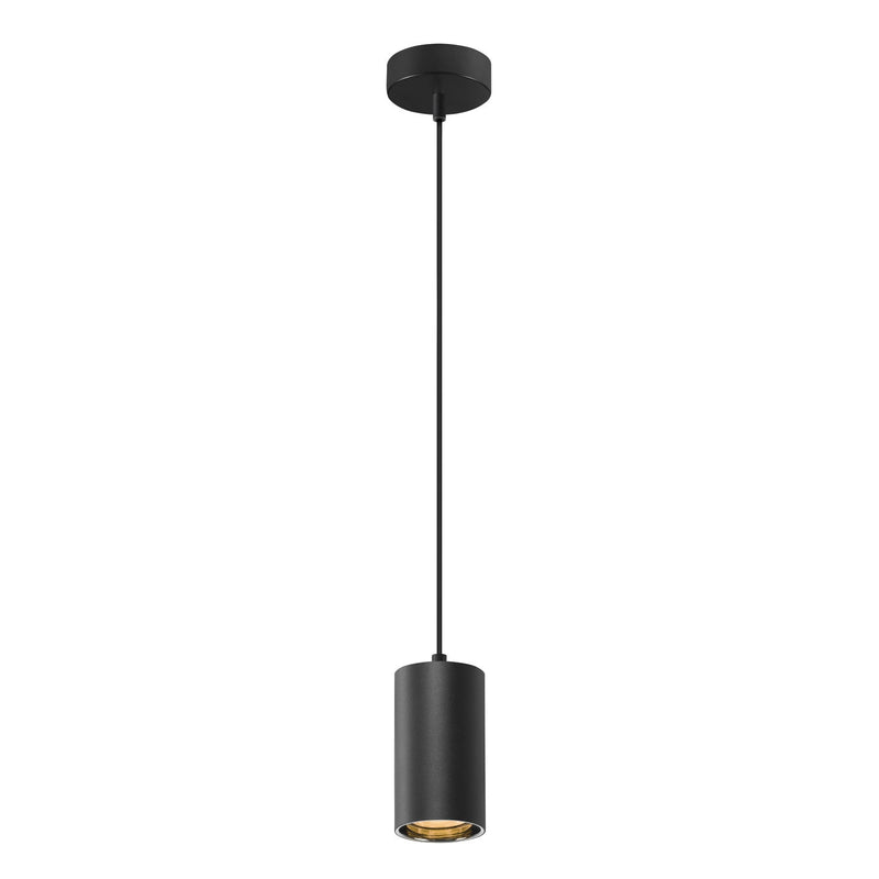 ASTO TUBE, pendant light, GU10, pendant length 250 cm, 1x max. 10 W, black