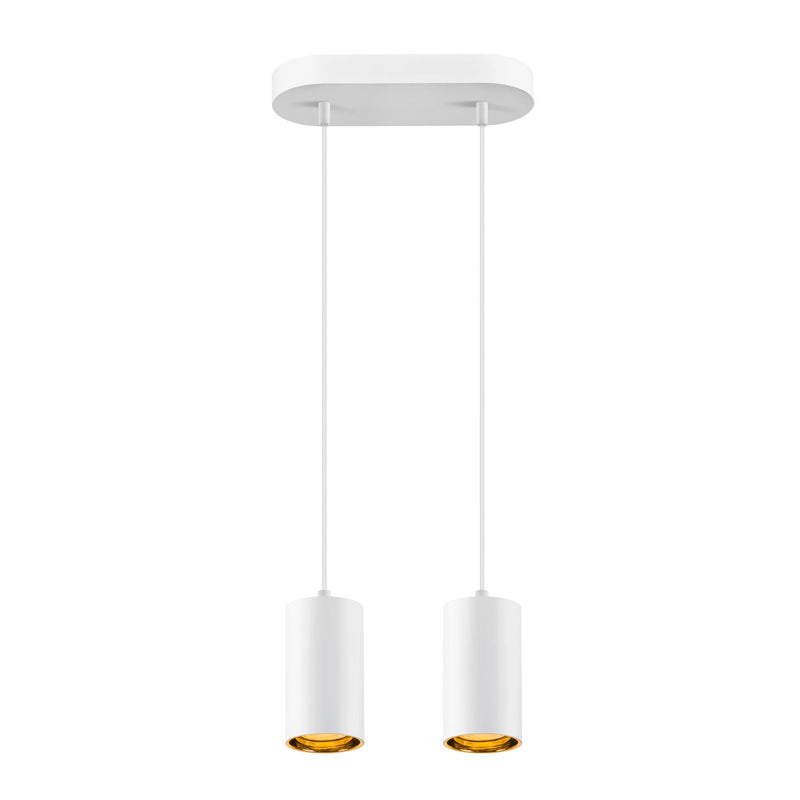 ASTO TUBE, pendant light, GU10, pendant length 250 cm, 2x max. 10 W, white