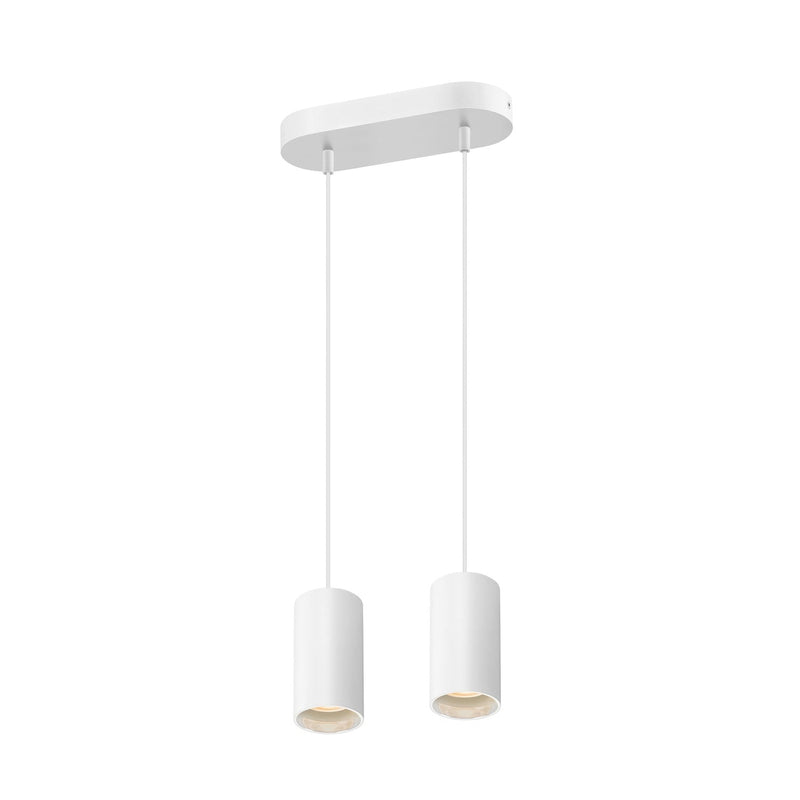 ASTO TUBE, pendant light, GU10, pendant length 250 cm, 2x max. 10 W, white