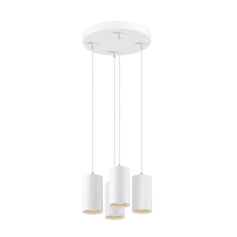 ASTO TUBE, pendant light, GU10, pendant length 250 cm, 4x max. 10 W, white